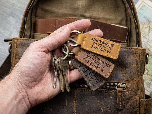 Personalized Coordinate Keychains: Capture Your Special Location