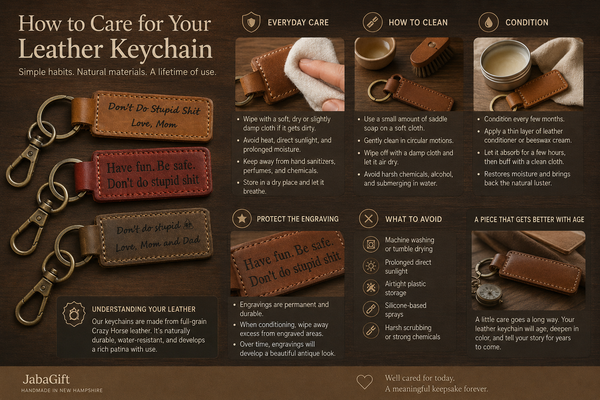 How to Care for Your Leather Keychain