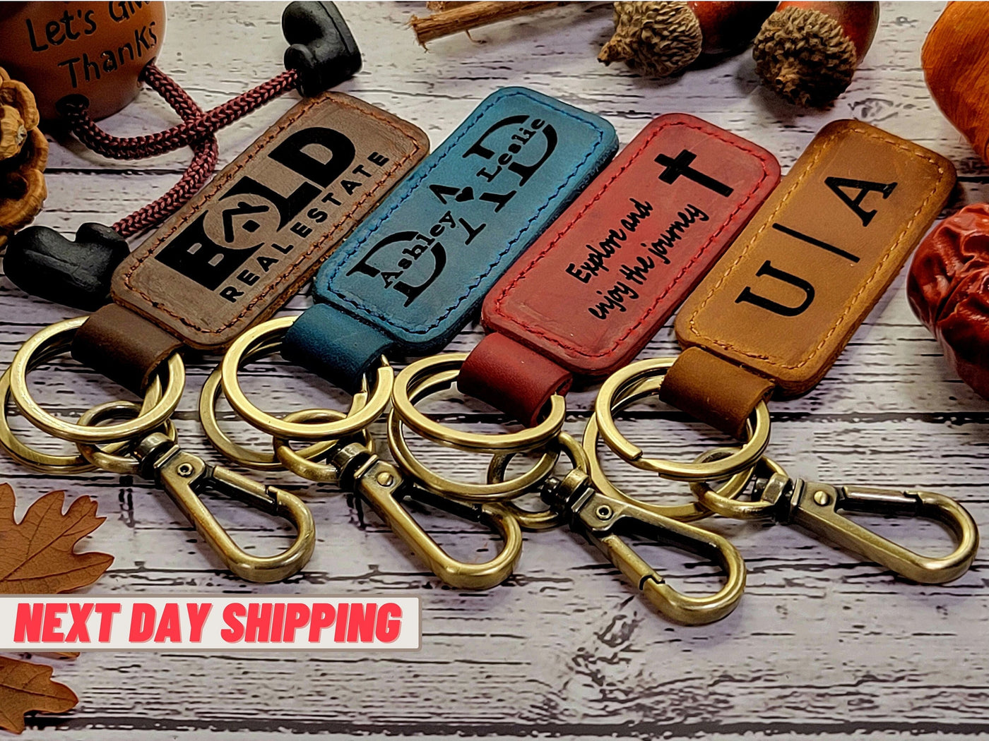Leather Keychains
