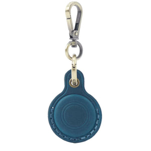 Genuine Leather AirTag Keychain – Full-Grain Air Tag Holder Case