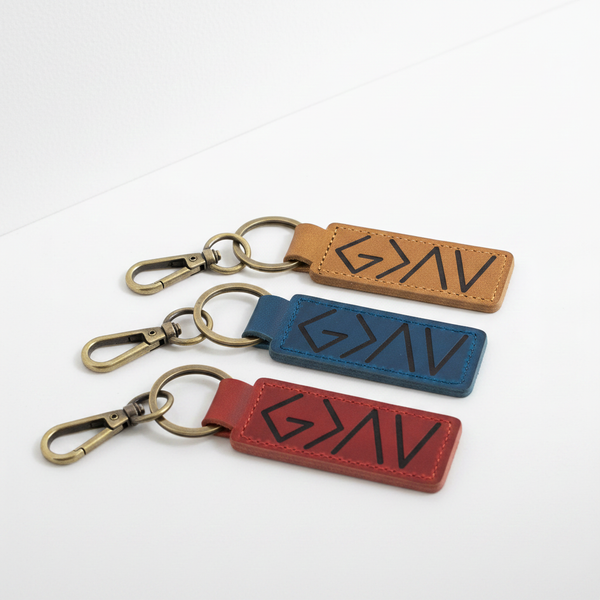 God is Greater Than the Highs and Lows Keychain