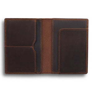 Personalized Genuine Leather Passport Holder – Engraved RFID Travel Cover