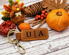 Personalized Leather Keychain Accessories - Custom Key Fobs for Men & Women - Unique Gifts, Handmade Keychains, Leather Keyrings