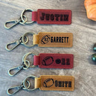 Football Keychain, Football Team Gifts, Football Senior Night Gifts, Personalized Football Gifts, Key Ring, End of Season, Football Banquet