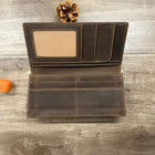 Personalized Leather RFID Wallet, Engraved Genuine Leather Custom Wallet, Anniversary Gift For Him, Husband, Boyfriend, Men, Father, Dad