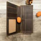 Personalized Leather RFID Wallet, Engraved Genuine Leather Custom Wallet, Anniversary Gift For Him, Husband, Boyfriend, Men, Father, Dad