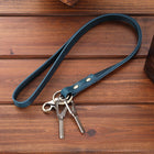 Leather Lanyard Personalized, Teacher Lanyard Leather Lanyard For Keys Personalized, Lanyard Keychain, Lanyard For ID Badge, Gift for Dad