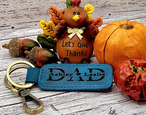 Unique Initial Key Fob, Personalized Keyring for Him & Her, Thoughtful Gift from Daughter or Son, Custom Carabiner Keychain
