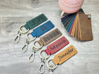 Personalized leather keychain, Custom Keychain, Leather Gift, Unique Gift, summer gifts, men gifts, coordinate keychain, wife gift, dad gift