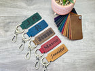 Unique Initial Key Fob, Personalized Keyring for Him & Her, Thoughtful Gift from Daughter or Son, Custom Carabiner Keychain