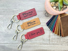 Personalized Leather Coordinates Key chain, Customized Latitude Longitude Key chain, Best Gift