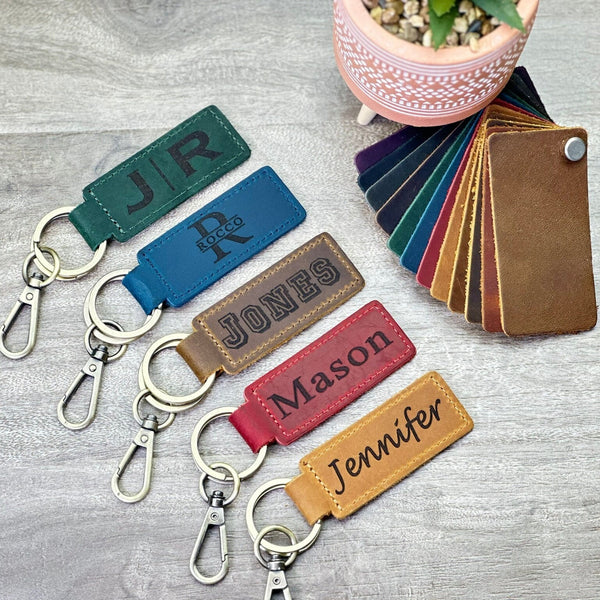 Personalized Leather Coordinates Key chain, Customized Latitude Longitude Key chain, Best Gift