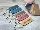 Personalized leather keychain, Custom Keychain, Leather Gift, Unique Gift, summer gifts, men gifts, coordinate keychain, wife gift, dad gift