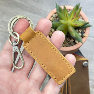 Custom Text or Logo Keychain, Leather Keychain, Funny Hotel Gift, Custom Tag, Name Party Birthday, Bulk Personalized Key Fob