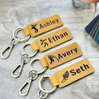 SOCCER KEYCHAIN, LEATHER Team Gifts, Senior Night Gift Keychain, Personalized Soccer Keychain,End of Season Keychain,Soccer Banquet Keychain
