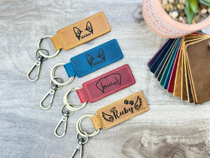 Personalized Dog Memorial Keychain - Pet Loss Keepsake - Sympathy Gift for Dog Lovers, Dog keychain