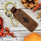 Personalized Leather Keepsake for Dad • Engraved Handmade Accessory