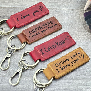 Personalized Coordinate Leather Keychain, Custom Latitude Longitude Engraved Key Fob, Anniversary Birthday Location Gift for Him