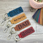 DAD KEYCHAIN, Personalized Dad Keychain, New Dad Gift, Engraved Dad Keychain, Fathers Day Keychain, First Fathers Day, GIFT for Dad, Fathers