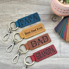 DAD KEYCHAIN, Personalized Dad Keychain, New Dad Gift, Engraved Dad Keychain, Fathers Day Keychain, First Fathers Day, GIFT for Dad, Fathers
