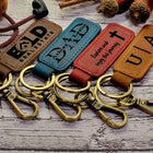 Custom Leather Keychain, Gifts Under 10, BIRTHDAY GIFT, Gift for Her, Mens Gift, Gifts Under 20, Gift for Dad, Gift for women