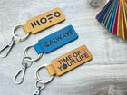 Employee Appreciation Gifts • Personalized Leather Keyrings • Corporate Christmas Party Favors for Staff & Coworkers