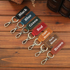 Personalized Car Brand Keychain – Custom Leather Keyring with Car Logo – Gift for Car Lovers, Drivers, Men, New Car Owners