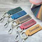 Personalized Custom Name Tag, Keychain, Keyring, Zipper Pull, Luggage or Backpack Tag