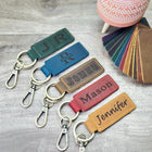 Genuine Leather Key Chain-Leather Keychain Wristlet-Personalized Key Fob-Cowgirl Car Key Wristlet-Western Key fob-Wrist Keychain