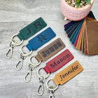 Genuine Leather Key Chain-Leather Keychain Wristlet-Personalized Key Fob-Cowgirl Car Key Wristlet-Western Key fob-Wrist Keychain