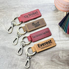 GRADUATION GIFTS, University Keychain, College Collegiate Sport Team Key Fob, Any University or College logo, Laser Engraved Leather
