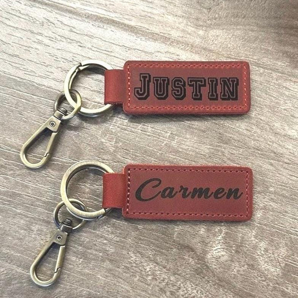 CHRISTMAS GIFT for BOYS, Football Keychain, Leather Keychain, Christmas Gift for Grandson, Grandson Gift, Christmas Football Banquet, Team