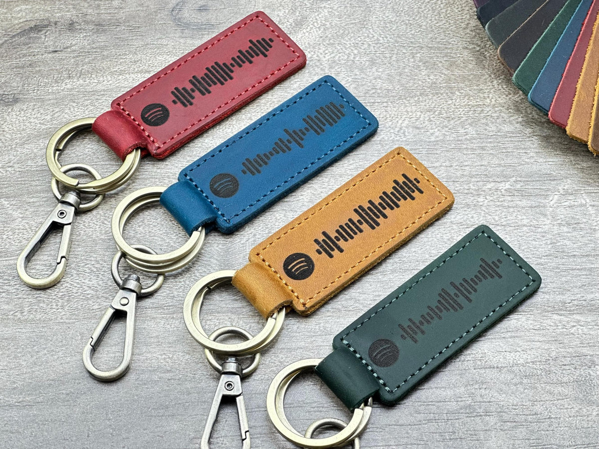 Custom SONG KEYCHAIN, Personalized Scannable Spotify Keychain, CHRISTMAS Gift, Anniversary Gift, Valentines Day Gift, Husband Birthday Gift