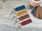 Personalized Leather Keepsake for Dad • Engraved Handmade Accessory