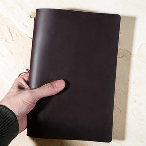 Personalized leather journal detail 2