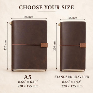 Personalized leather journal detail 4