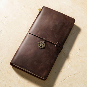 Personalized leather journal detail 11