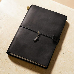Personalized leather journal detail 12