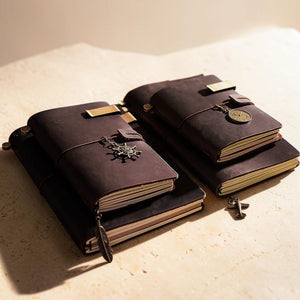 Personalized leather journal detail 15