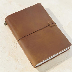 Personalized leather journal detail 16
