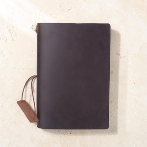 Personalized leather journal detail 17